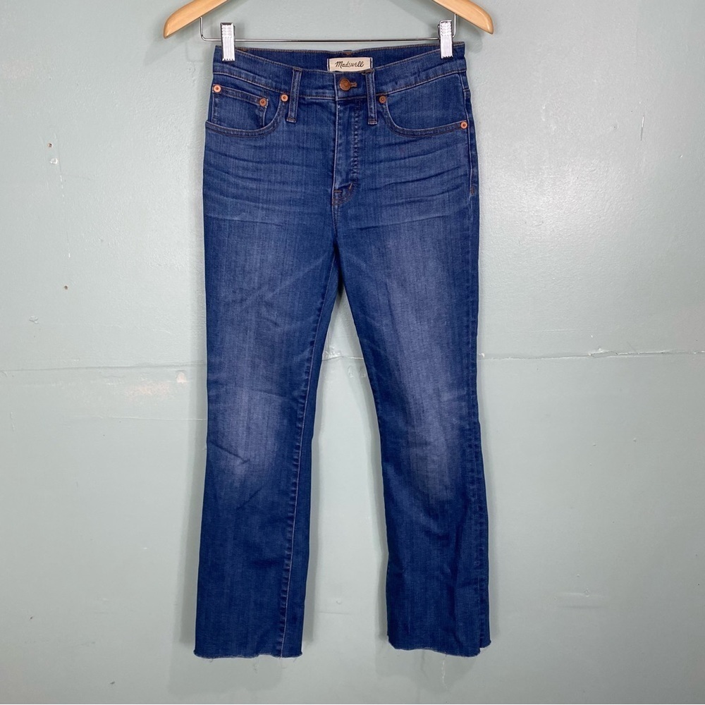 Madewell‎ Cali Demi Boot Blue Jeans Sz 25 K1887